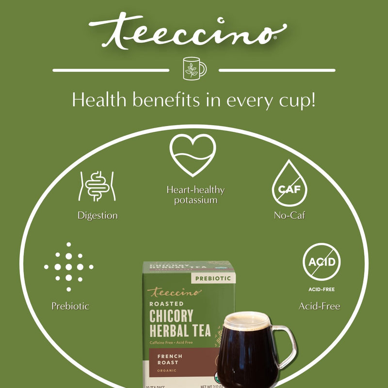 Load image into Gallery viewer, Teeccino - French Roast Roasted Herbal Tea
