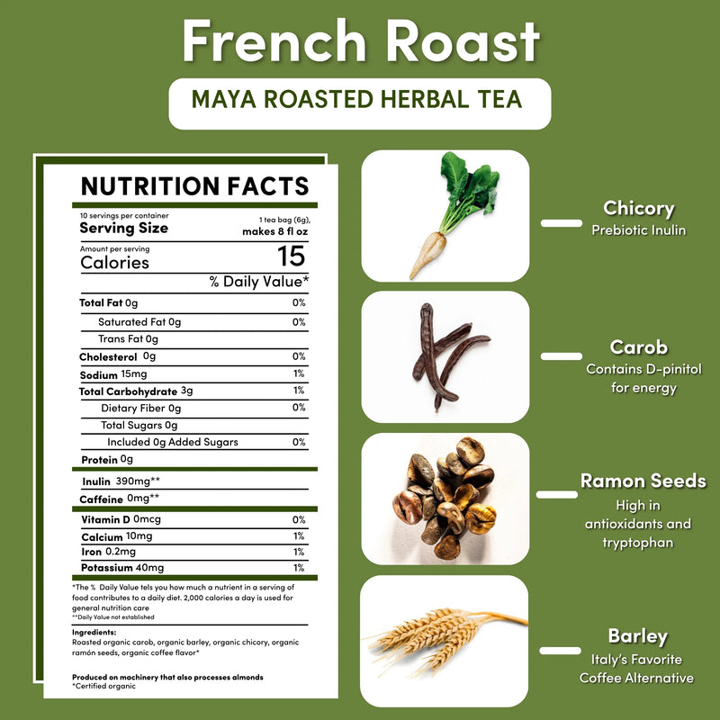 Load image into Gallery viewer, Teeccino - French Roast Roasted Herbal Tea