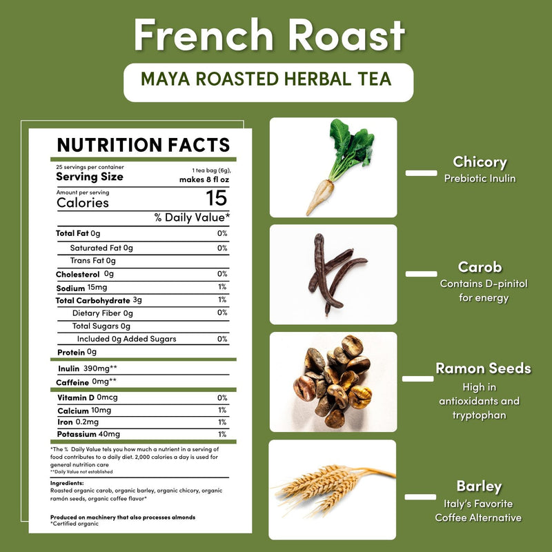 Load image into Gallery viewer, Teeccino - French Roast Roasted Herbal Tea