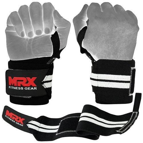 Load image into Gallery viewer, MRX - Power Weightlifting Wrist Wraps Premium Quality Bodybuilding Gym Workout Straps