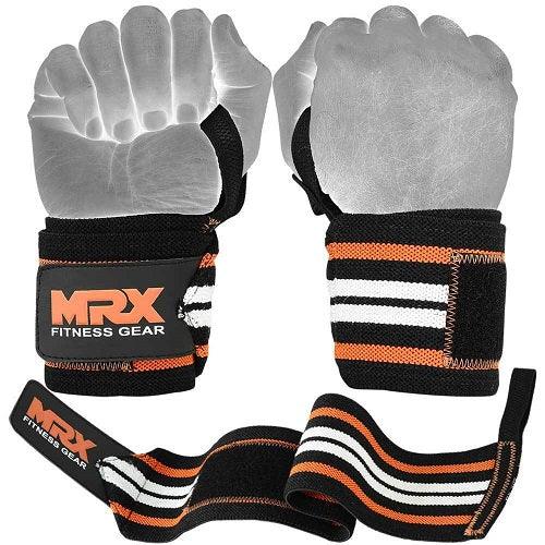 Load image into Gallery viewer, MRX - Power Weightlifting Wrist Wraps Premium Quality Bodybuilding Gym Workout Straps