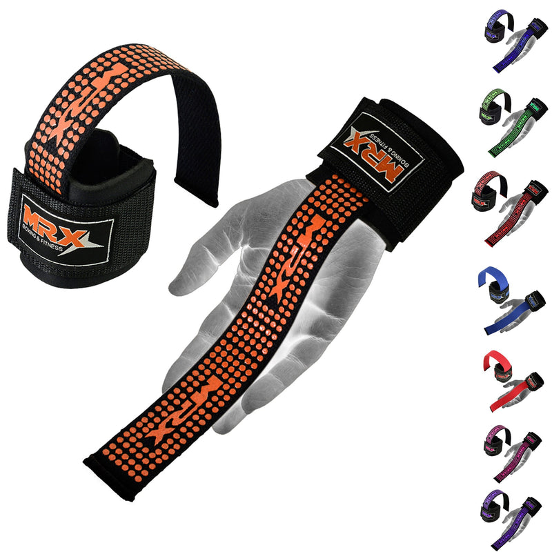 Load image into Gallery viewer, MRX - Weight Lifting Bar Straps With Wrist Wraps Heavy Duty Bodybuilding Workout Gym Strap