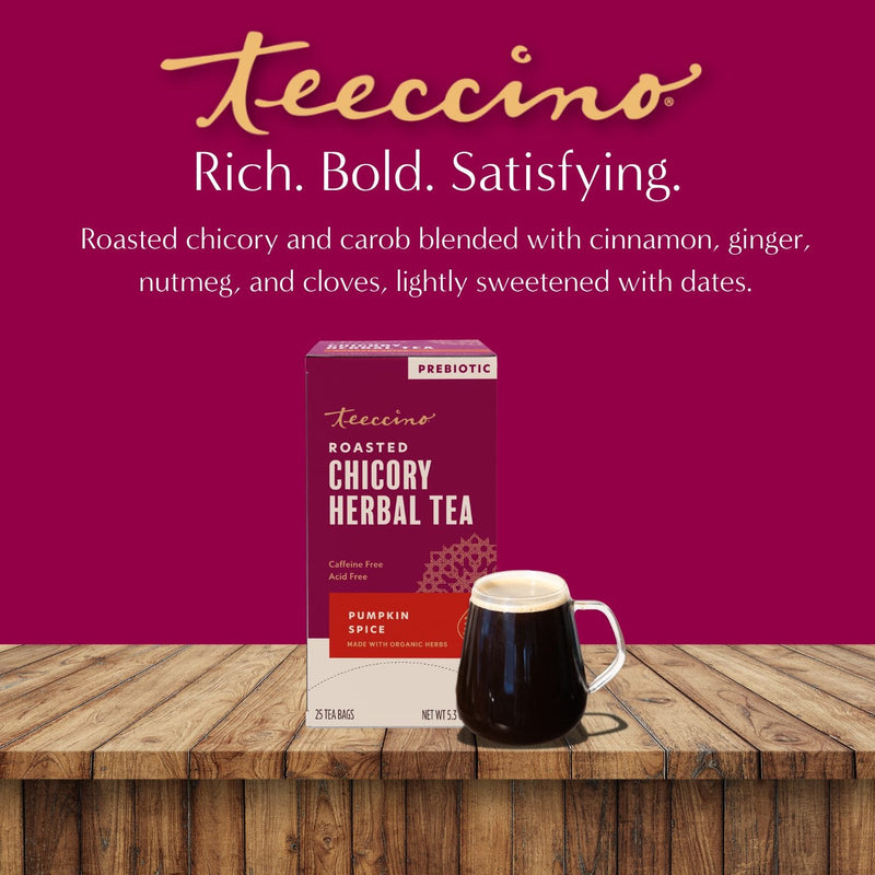 Load image into Gallery viewer, Teeccino - Pumpkin Spice Roasted Herbal Tea