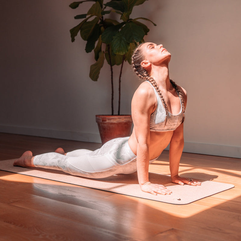 Load image into Gallery viewer, 42 Birds - Cork Lightweight Yoga Mat “The Robin”
