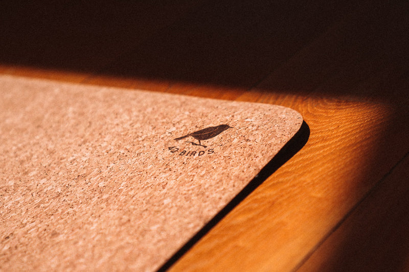 Load image into Gallery viewer, 42 Birds - Cork Lightweight Yoga Mat “The Robin”