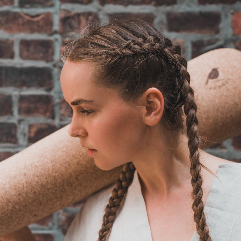 Load image into Gallery viewer, 42 Birds - Cork Lightweight Yoga Mat “The Robin”