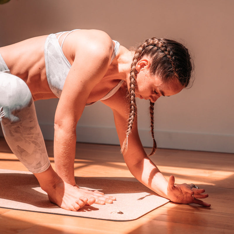 Load image into Gallery viewer, 42 Birds - Cork Lightweight Yoga Mat “The Robin”