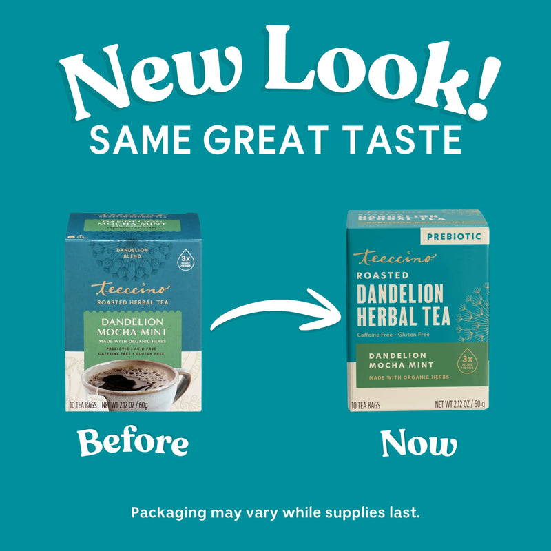 Load image into Gallery viewer, Teeccino - Dandelion Mocha Mint Roasted Herbal Tea