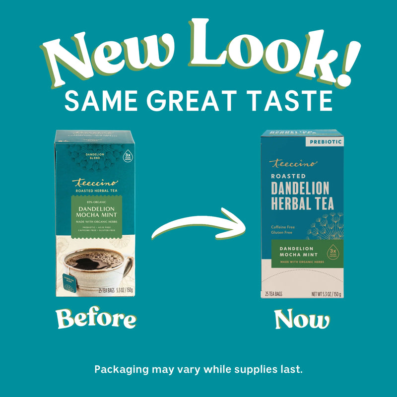 Load image into Gallery viewer, Teeccino - Dandelion Mocha Mint Roasted Herbal Tea