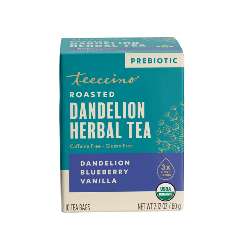 Load image into Gallery viewer, Teeccino - Dandelion Blueberry Vanilla Roasted Herbal Tea