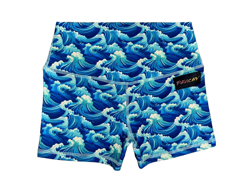 Load image into Gallery viewer, Peachy Athletic - Riptide Squat-Proof Gym Shorts