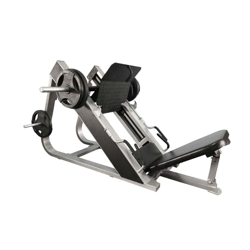 Load image into Gallery viewer, Muscle D Fitness - 45-Degree Compact Leg Press - Space Saving Design, Plate Loaded, Adjustable Back Pad