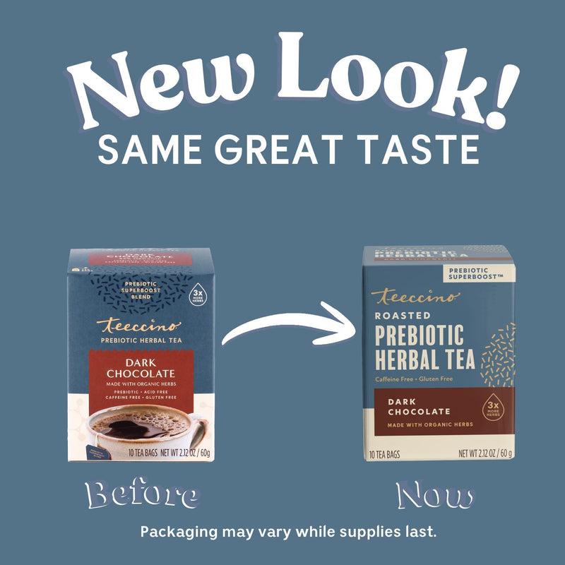 Load image into Gallery viewer, Teeccino - Dark Chocolate Prebiotic SuperBoost Herbal Tea