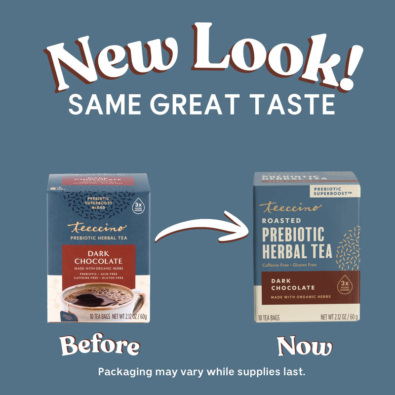 Load image into Gallery viewer, Teeccino - Dark Chocolate Prebiotic SuperBoost Herbal Tea