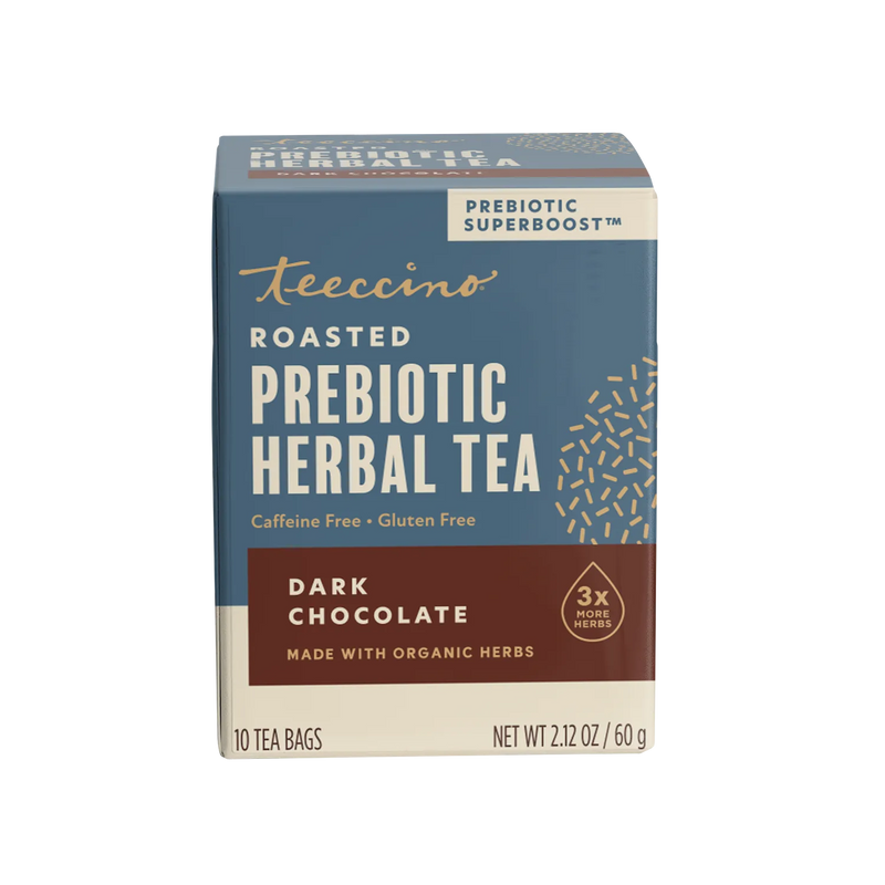 Load image into Gallery viewer, Teeccino - Dark Chocolate Prebiotic SuperBoost Herbal Tea