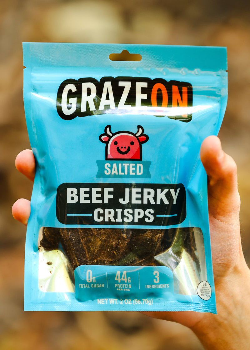 Load image into Gallery viewer, GrazeOn - Salt Beef Crisps (2 oz)