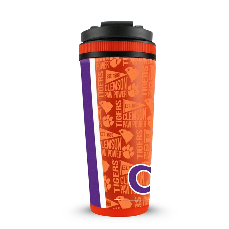 Load image into Gallery viewer, Ice Shaker - Officially Licensed Clemson University 26oz Ice Shaker