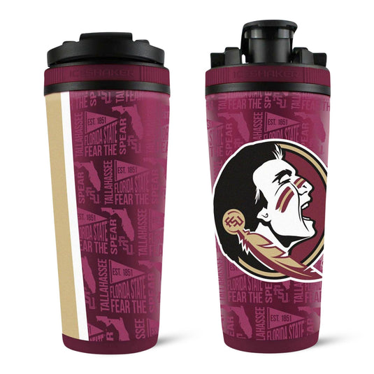 Ice Shaker - Officially Licensed Florida State 26oz Ice Shaker
