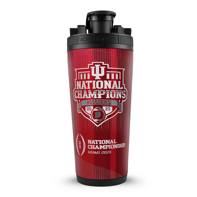 Load image into Gallery viewer, Ice Shaker - Official NCAA 2025 Indiana Hoosiers National Football Champions 4D 26oz Ice Shaker