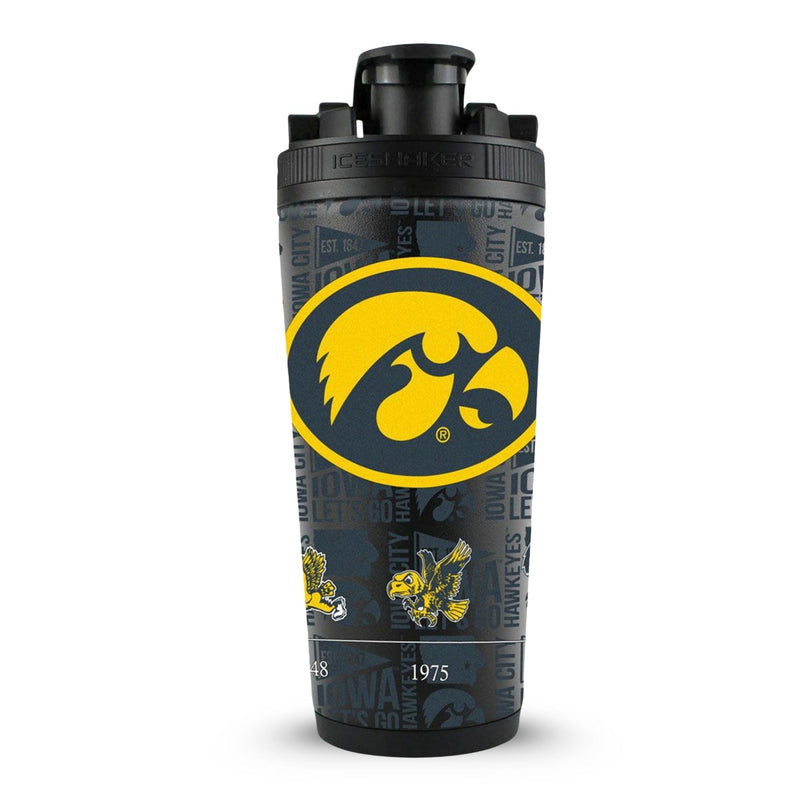 Load image into Gallery viewer, Ice Shaker - Officially Licensed University of Iowa 26oz Ice Shaker