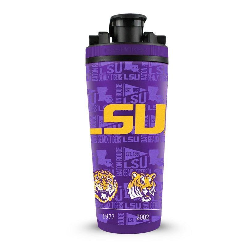 Load image into Gallery viewer, Ice Shaker - Officially Licensed Louisiana State University 26oz Ice Shaker