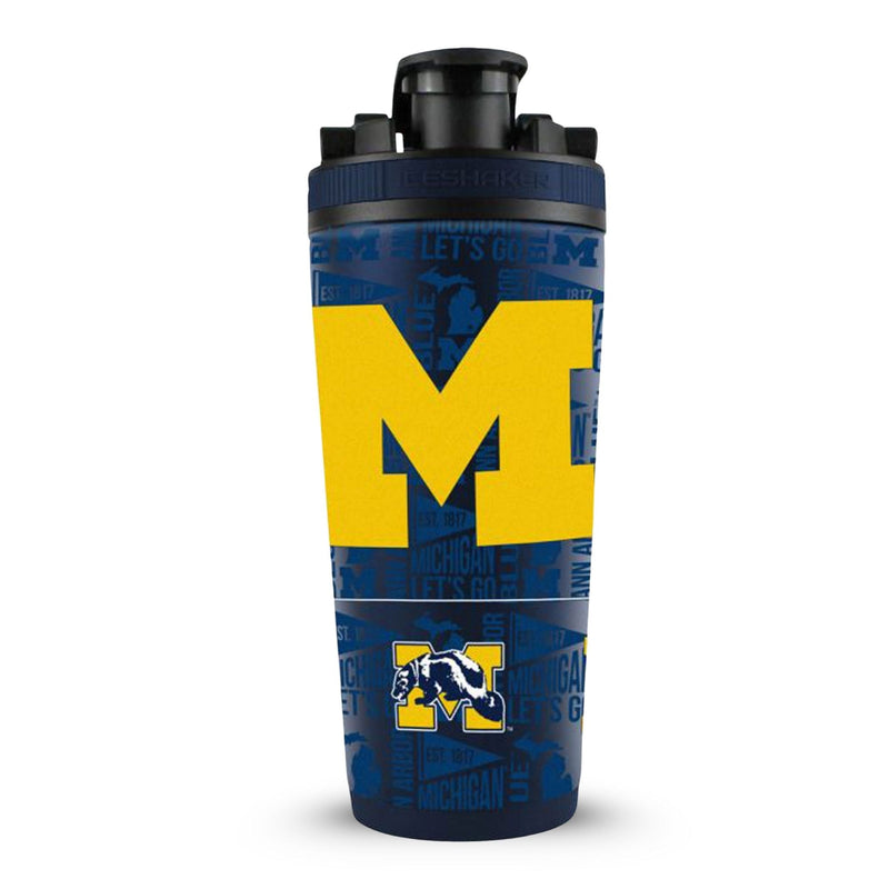 Load image into Gallery viewer, Ice Shaker - Officially Licensed University of Michigan 26oz Ice Shaker