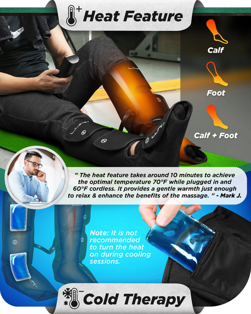 Load image into Gallery viewer, Lunix - LX1 FOOT AND CALF COMPRESSION MASSAGER BLACK