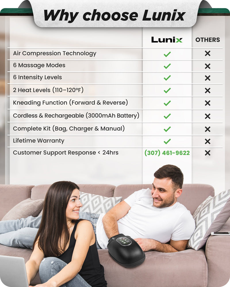 Load image into Gallery viewer, Lunix - LX31 Rolling Hand Massager Charcoal Black