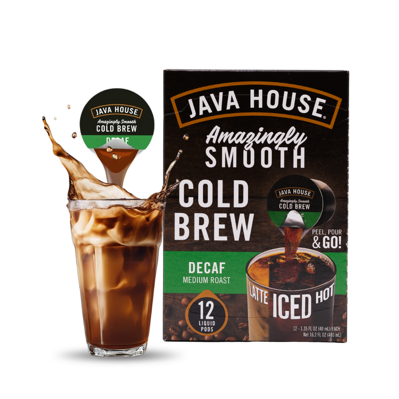 Load image into Gallery viewer, Java House - Cold Brew Coffee Pods - Decaf / 12 Count