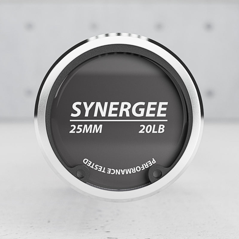 Load image into Gallery viewer, Synergee - 20 lb / 25 lb Olympic Barbell (4 ft / 4'8")