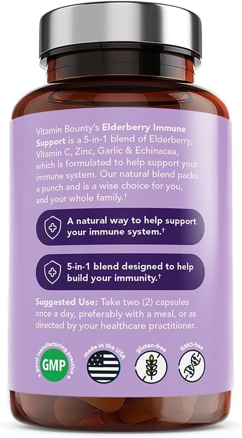 Load image into Gallery viewer, Vitamin Bounty - Elderberry Immune Support - Vitamins & Supplements