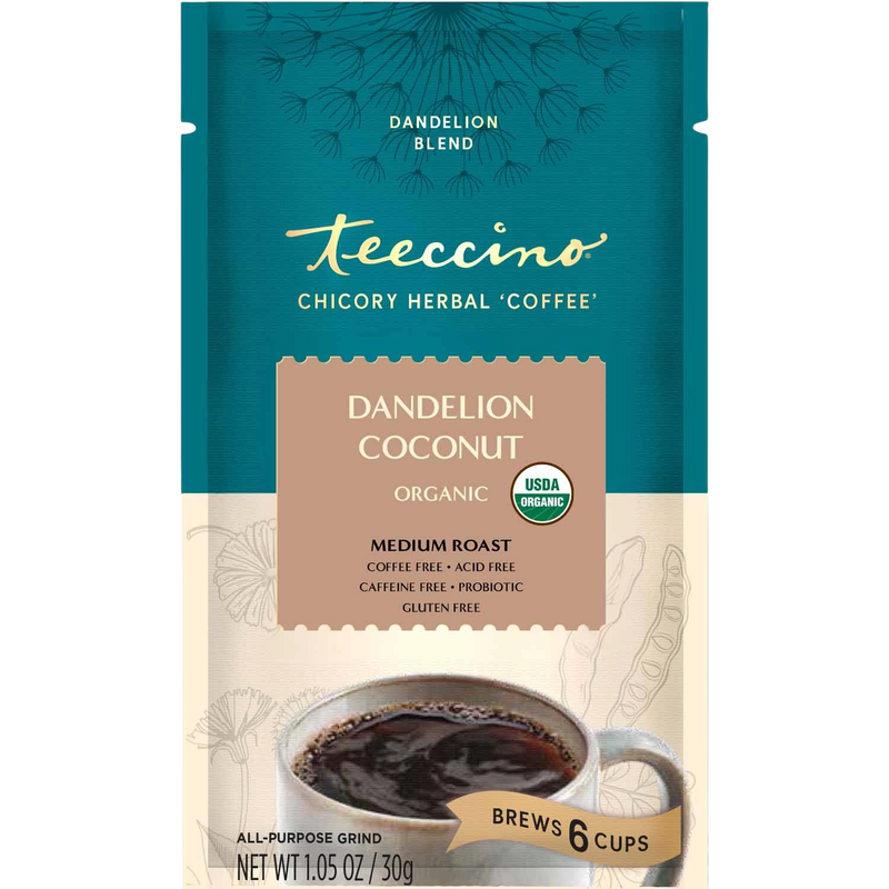 Load image into Gallery viewer, Teeccino - Dandelion Coconut Herbal Coffee