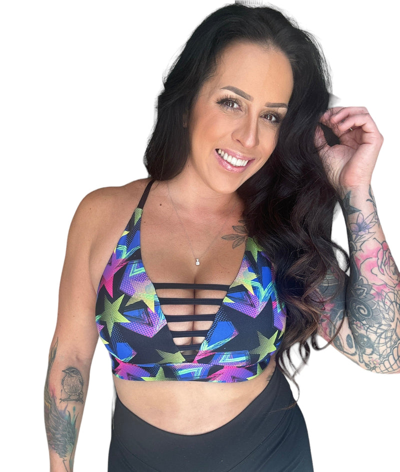 Load image into Gallery viewer, Peachy Athletic - Seventh Heaven Sports Bra (Medium Support) - Superstar