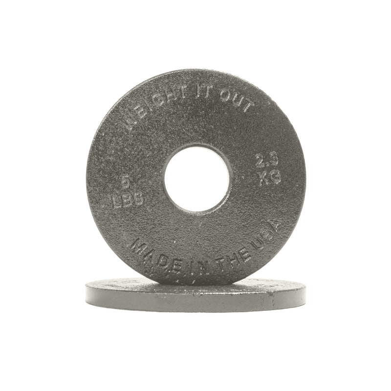 Load image into Gallery viewer, Weight It Out - Standard 1-inch Center Hole Cast Iron Weight Plate Pairs