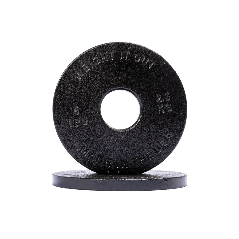 Load image into Gallery viewer, Weight It Out - Standard 1-inch Center Hole Cast Iron Weight Plate Pairs