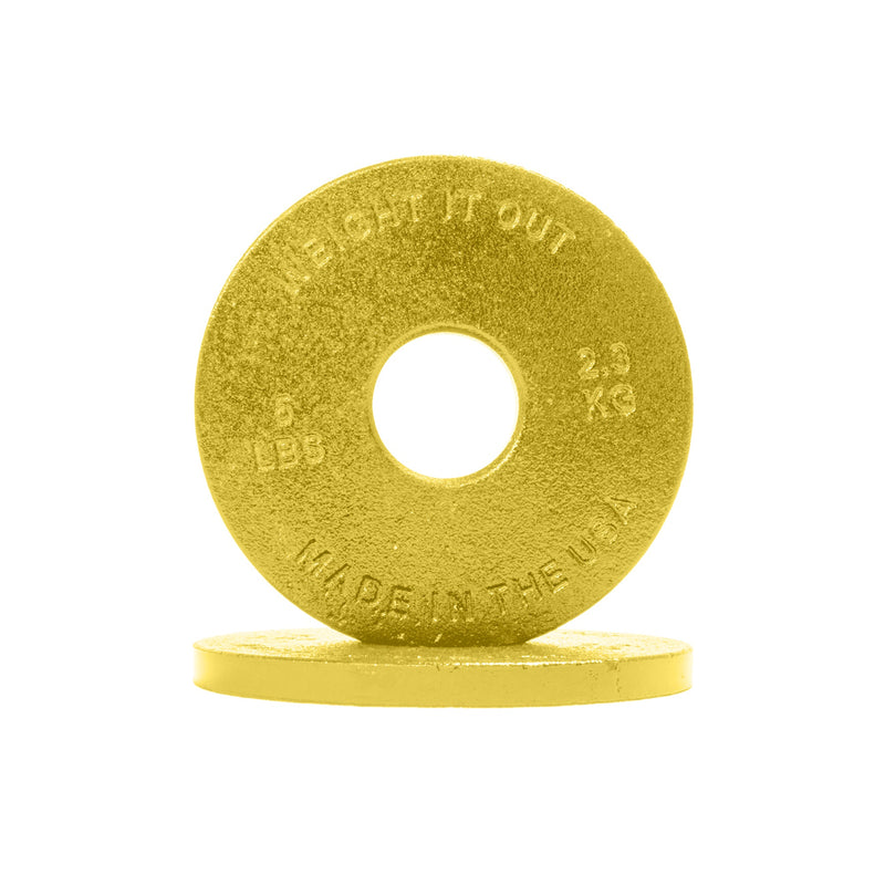 Load image into Gallery viewer, Weight It Out - Standard 1-inch Center Hole Cast Iron Weight Plate Pairs