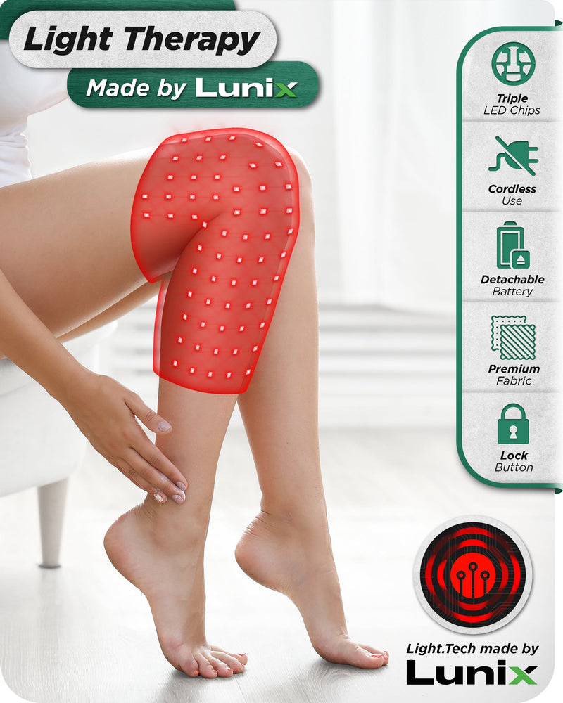 Load image into Gallery viewer, Lunix - LX19 Red Light Therapy for Knee, Elbow and Shoulder, Charcoal Black