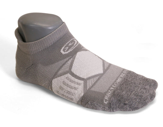 Crazy Compression - Cool Grey - Elite Running Socks