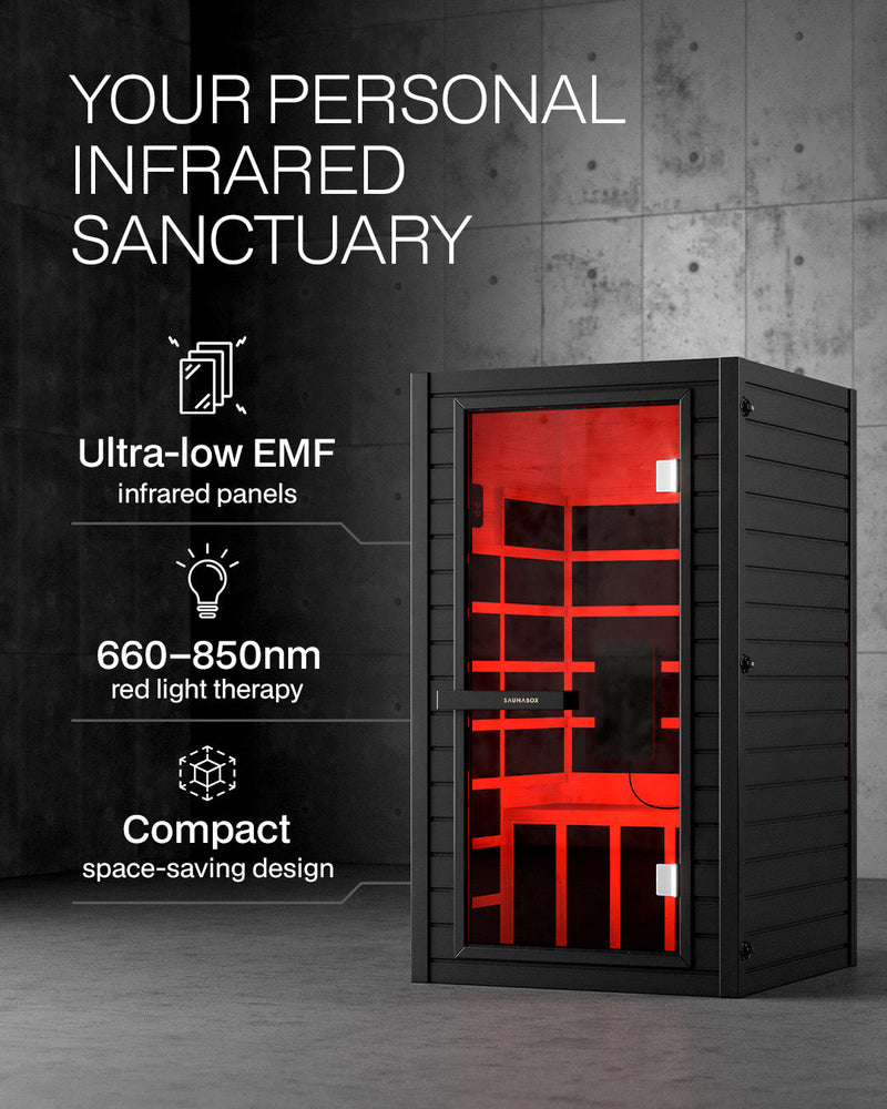 Load image into Gallery viewer, SAUNABOX - SaunaBox® Solara: Full Spectrum Infrared Sauna