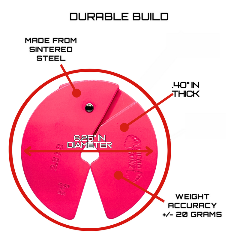 Load image into Gallery viewer, Micro Gainz - Pink 2.5Lb Dumbbell Fractional Weight Plates