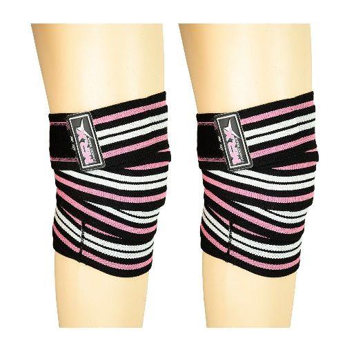 Load image into Gallery viewer, MRX - Weightlifting Knee Wraps Pro Quality Gym Workout Lifting Wrap - Braces & Supports