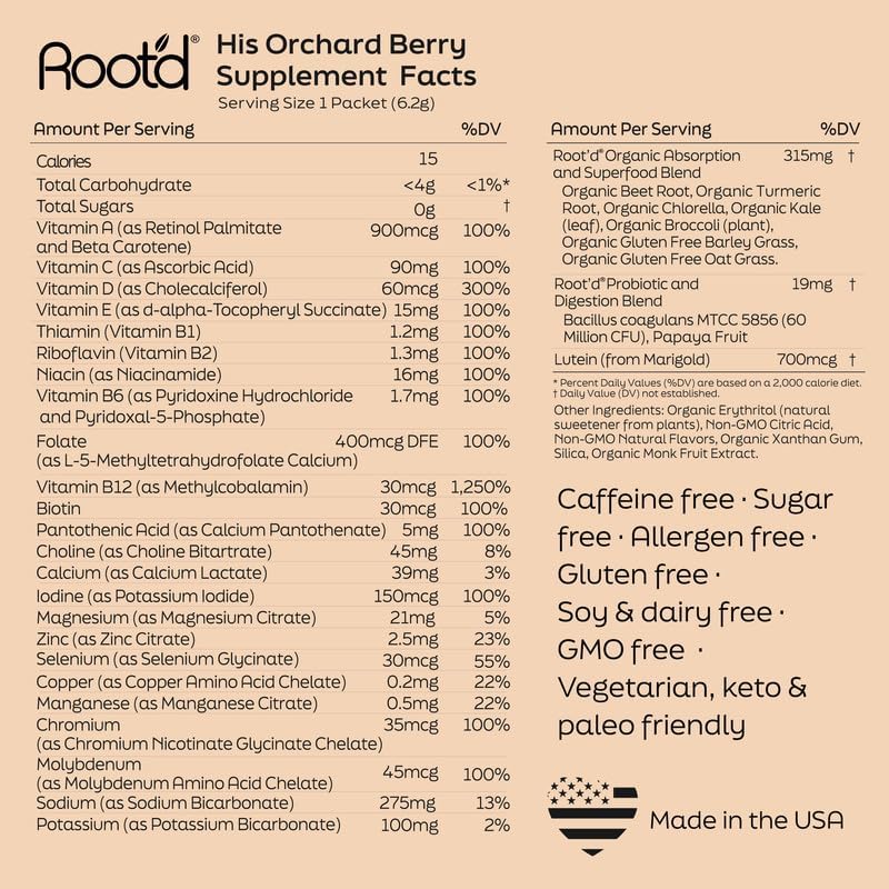 Load image into Gallery viewer, Root'd - Advanced Daily Nutrition for Him - Vitamins & Supplements