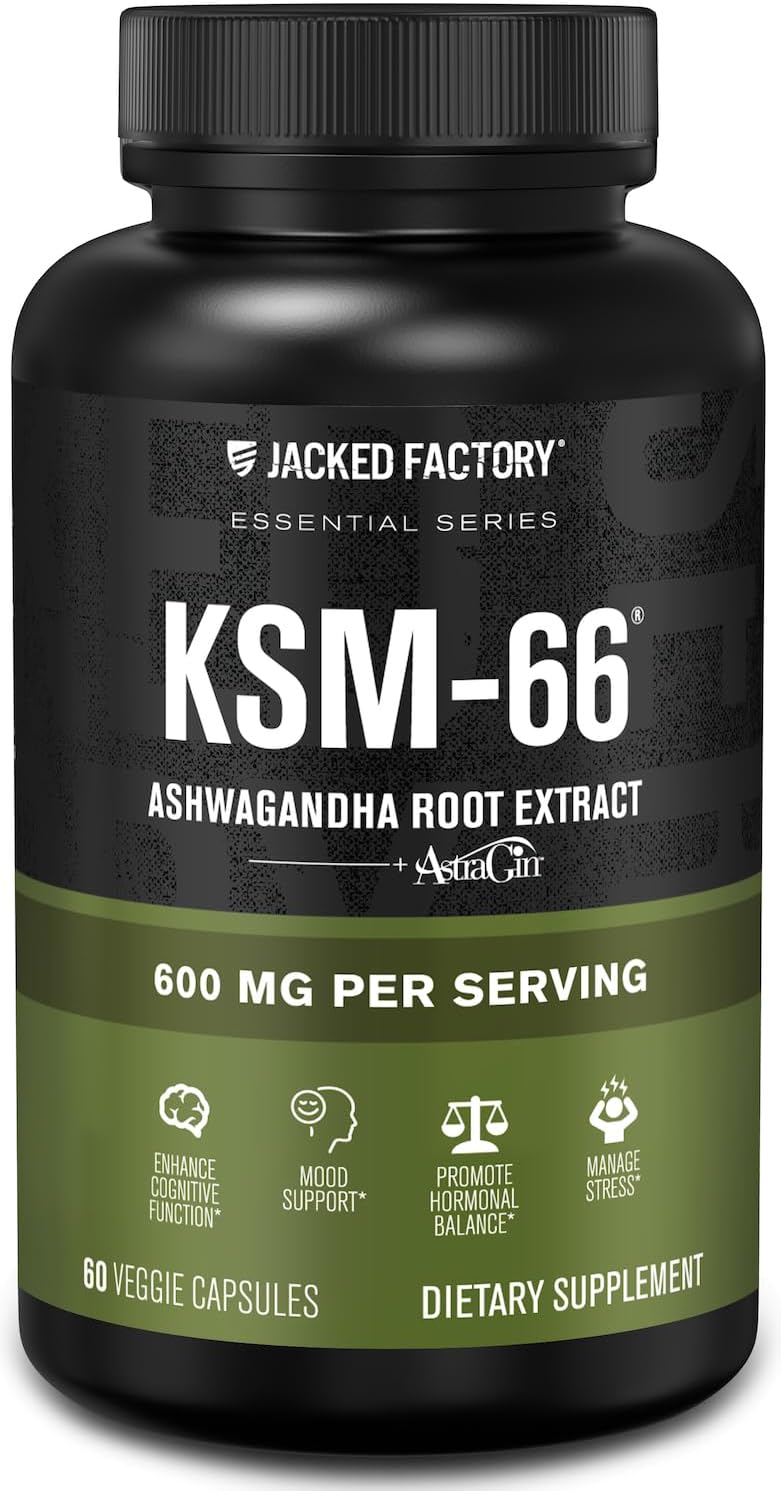 Load image into Gallery viewer, Jacked Factory - KSM-66 Ashwagandha Root - Adaptogen