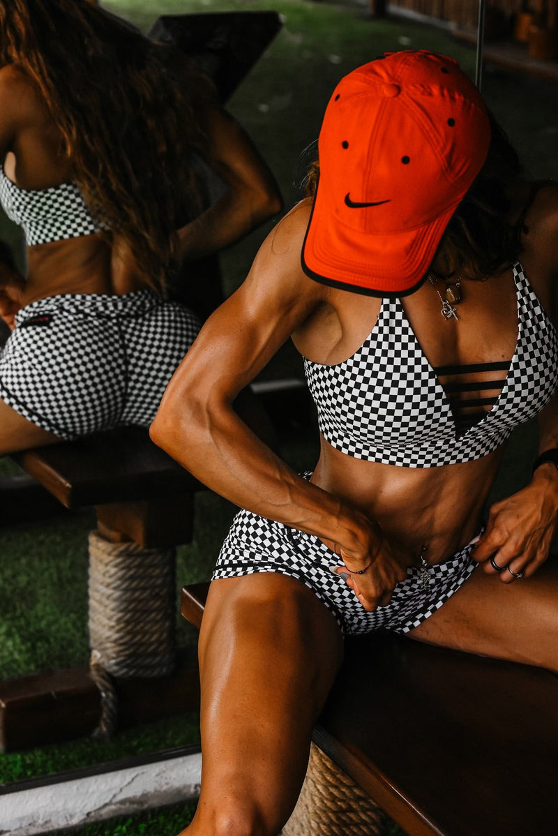Load image into Gallery viewer, Peachy Athletic - Ready, Set, Slay! Squat-Proof Gym Shorts