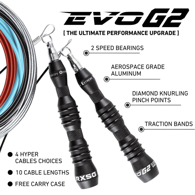 Load image into Gallery viewer, RXSG - EVO G2 Speed Jump Rope – Hyper Cable