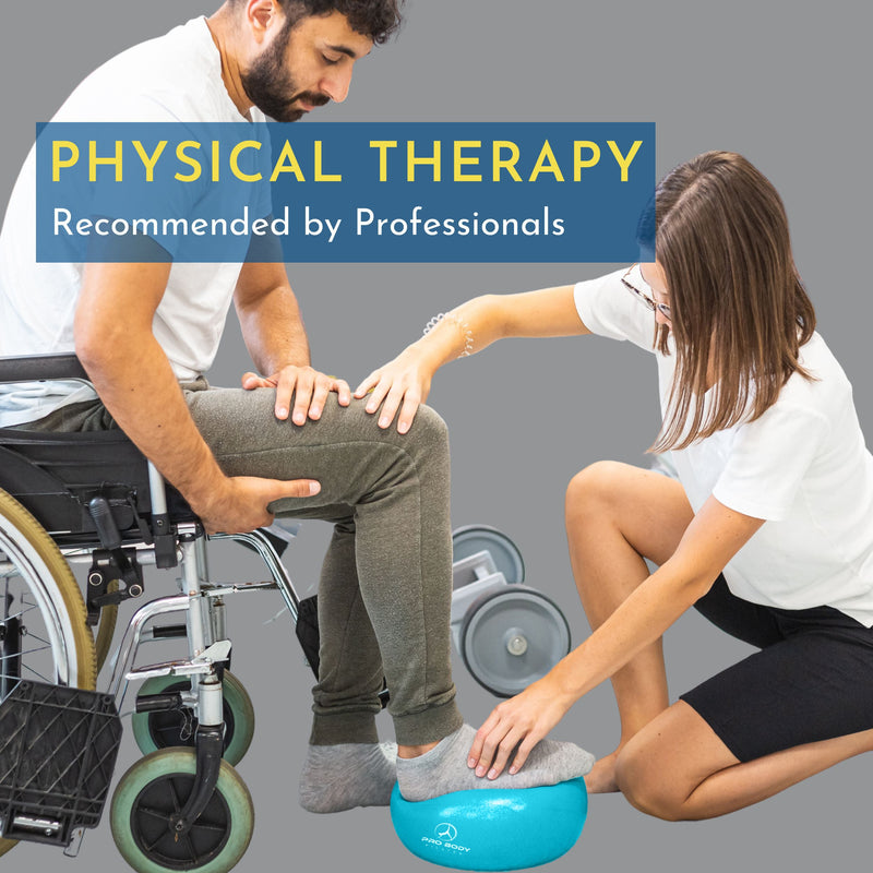 Load image into Gallery viewer, ProBody Pilates - 9 Inch Small Exercise Ball for Stability, Barre, Pilates, Yoga, and Balance (Electric Blues)