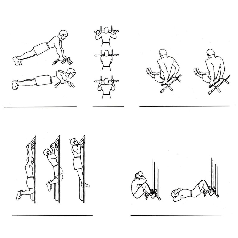 Load image into Gallery viewer, Bosonshop - Door Pull Up Bar Doorway Upper Body Workout Exercise Strength Fitness Equipment for Home Gym