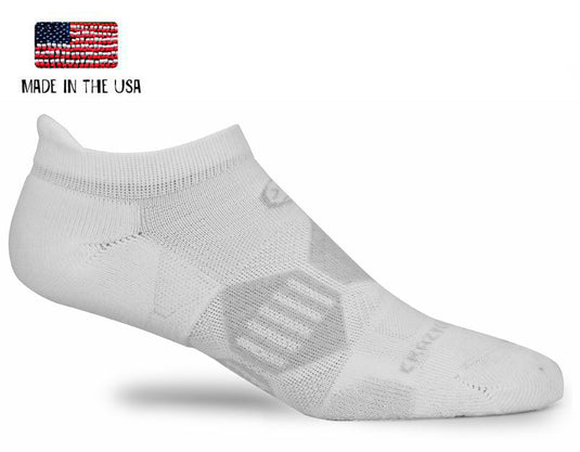 Crazy Compression - Clean White - Elite Runners Socks
