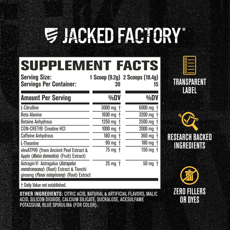 Load image into Gallery viewer, Jacked Factory - Nitrosurge Build - Pre-Workout
