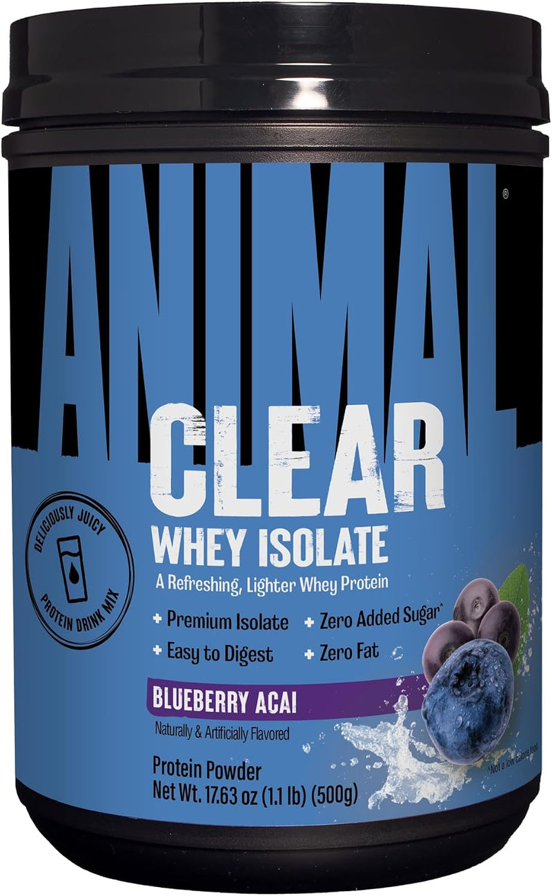 Load image into Gallery viewer, Animal Clear Whey Isolate - Blueberry Acai / Single Serve Sample (25g)